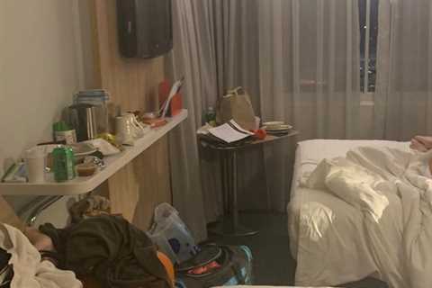 Mum slams ‘inhuman’ conditions at £3,000 quarantine hotel as family of three forced to squeeze into ..