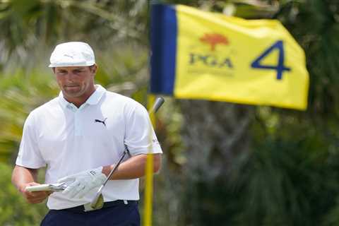Watch Brooks Koepka show his disdain for rival Bryson DeChambeau as he stops interview after..