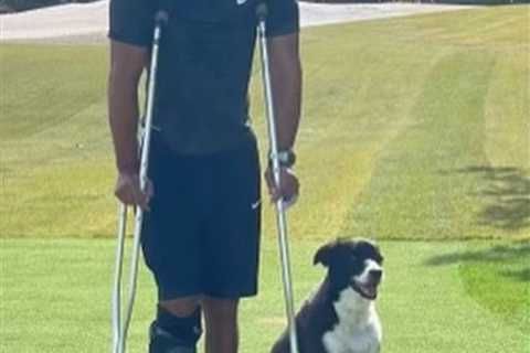 Tiger Woods breaks silence for first time over horror car crash and reveals ‘No1 goal is to walk on ..