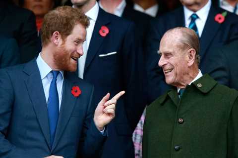 Prince Harry discovered Philip’s death when COPS turned up at his LA home after he ‘missed several..