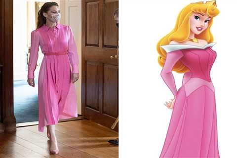 All the times Kate Middleton has dressed like a Disney princess – and she’s got Prince William in..