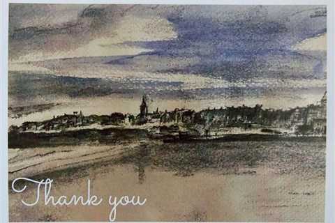 Kate Middleton sends thank you card she painted HERSELF to Scotland after visit