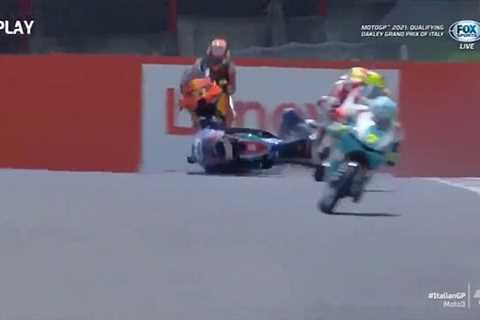 Moto 3 ace Jason Dupasquier airlifted to hospital after 19-year-old is struck by another bike in..