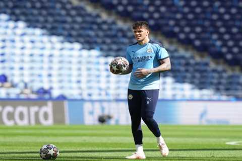Ederson fires penalty into top corner and shows David de Gea how it’s done as Man City gear up for..