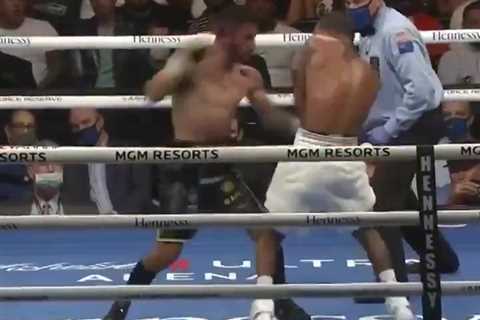 Devin Haney suffers first scare of career after being rocked against Jorge Linares as Ryan Garcia..