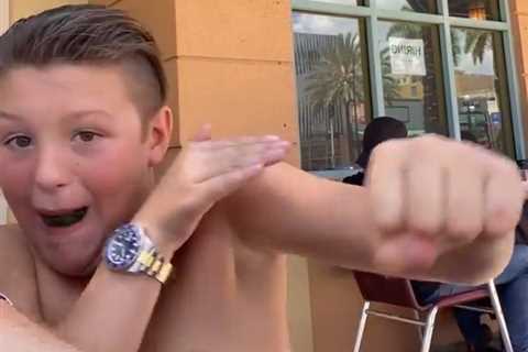 Tyson Fury’s son predicts first round KO of Deontay Wilder with brutal one punch that leaves ‘teeth ..