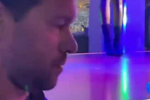Michael Ballack refuses to get distracted by racy cabaret show as he watched old side Chelsea on..