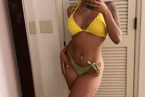 Teen Mom Ashley Jones poses in string bikini after she was slammed as ‘trashy’ for graphic sexual..