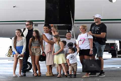 Tyson Fury flies family and friends to Nascar race on private jet – then goes shopping for his OWN..