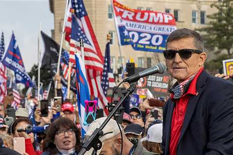 Michael Flynn suggested at a QAnon-affiliated event that a coup should happen in the U.S.