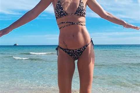 A Place In The Sun host Danni Menzies shows off her jaw-dropping body in bikini in Corfu