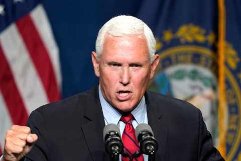 In a speech to a New Hampshire G.O.P. group, Pence calls systemic racism a ‘left-wing myth.’