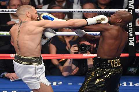 Conor McGregor responds to Floyd Mayweather’s rematch comments by brutally trolling him over window ..