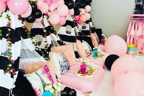 Inside Teen Mom Briana DeJesus’ Paris-themed sleepover party for daughter Nova, 9, featuring white..