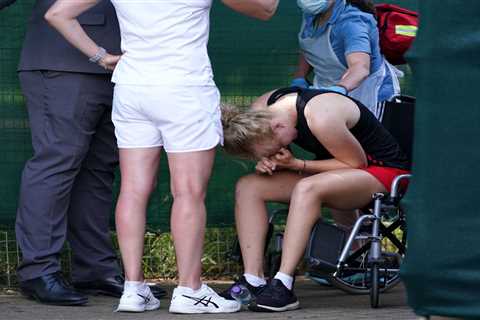 Fran Jones COLLAPSES at Nottingham Open and is left needing a wheelchair after having convulsions