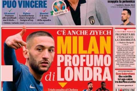 AC Milan ‘in talks with Chelsea over TRIPLE transfer raid for Hakim Ziyech, Olivier Giroud and..