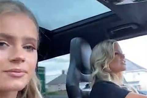 Kerry Katona takes daughter Lilly-Sue, 18, ghost hunting in creepy I’m A Celeb castle