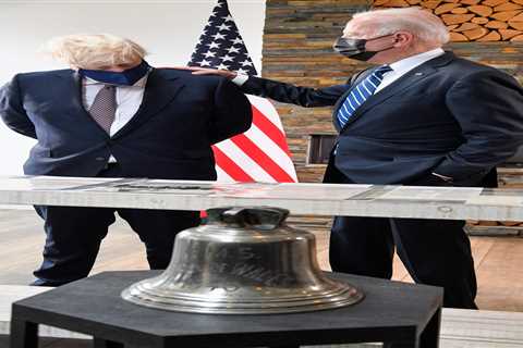 Boris Johnson hails ‘great talks’ with Joe Biden after pair finally meet at G7 summit