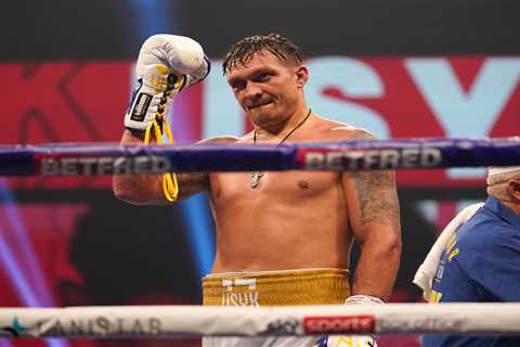 Anthony Joshua warned Oleksandr Usyk could ‘derail his career’ and Tyson Fury hopes by promoter..