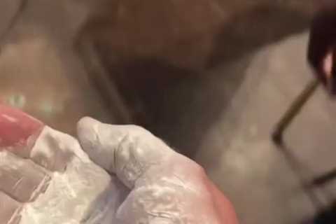 Watch TikTok star Corey B throw CHALK in face of Paulie Malignaggi while ex-boxing champ watches..
