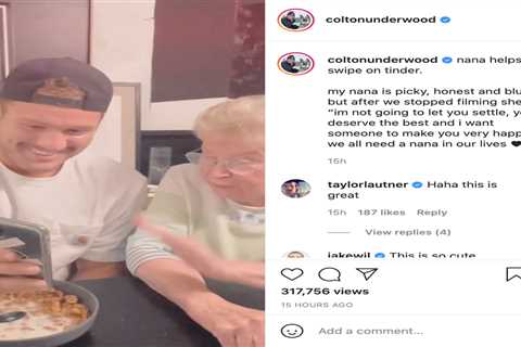 Bachelor Colton Underwood’s ‘picky’ grandma helps him find men on Tinder after reality star comes..