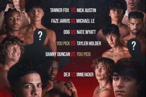 YouTubers vs TikTokers boxing fight card: Live stream, start time UK, TV channel for Austin McBroom ..