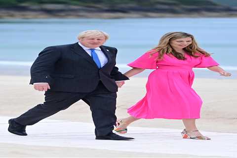Inside bargain hunter Carrie Johnson’s incredible £3,755 designer wardrobe for the G7 summit she..