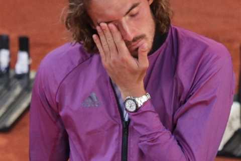 Heartbroken Stefanos Tsitsipas learned his grandmother had died five minutes before French Open..