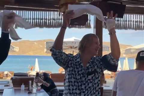 Man City transfer target Erling Haaland parties with Riyad Mahrez in Mykonos after missing out on..
