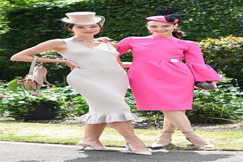 Stunning racegoers arrive for day two of Royal Ascot in wacky and wonderful costumes as 12,000..