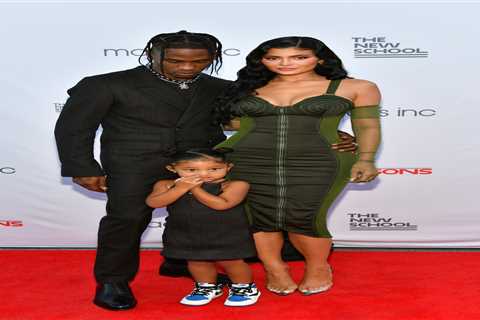 Kylie Jenner stuns on NYC trip with Travis Scott &amp; daughter Stormi sparking rumors couple is..