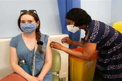 People aged 21 and 22 able to book Covid vaccine from TODAY as 972,000 to receive texts inviting..