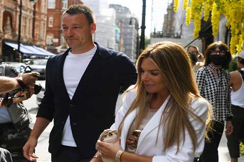 Chelsea legend John Terry shares kiss with wife Toni as pair celebrate wedding anniversary with..