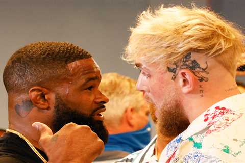 Jake Paul vows to ‘eat up’ Tyron Woodley in two rounds as YouTuber claims UFC legend is ‘coming in..