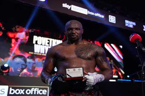 Dillian Whyte slams ‘pathetic, fraud clown’ Deontay Wilder and jokes he will blame his CAT if he..
