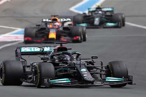Lewis Hamilton falls agonisingly short in French Grand Prix as Max Verstappen overtakes him just..