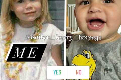 Teen Mom Kailyn Lowry compares pics of herself as a baby &amp; youngest son Creed, 10 months, to..