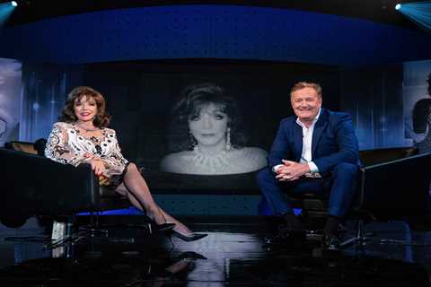 Joan Collins refuses to tell Piers Morgan what she thinks of Meghan and Harry, exclaiming ‘look..