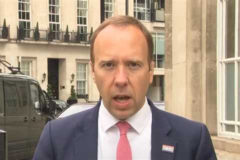 Squirming Matt Hancock lashes out at Kay Burley and throws tantrum as she grills him over social..