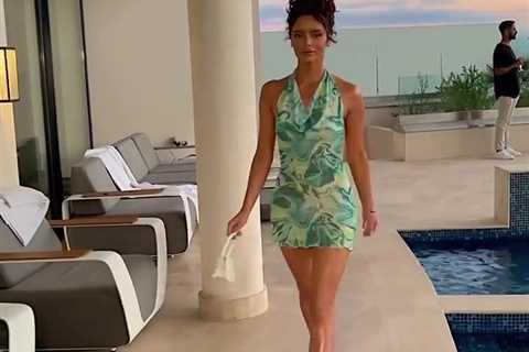Maura Higgins hits back after Love Island fans accuse her of photoshop fail as she sizzles in..