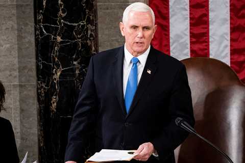 Pence, Diverging From Trump, Says He Was ‘Proud’ to Certify Election