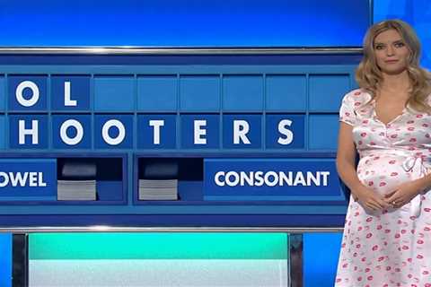 Countdown’s Rachel Riley fights back the giggles as board spells out rude word
