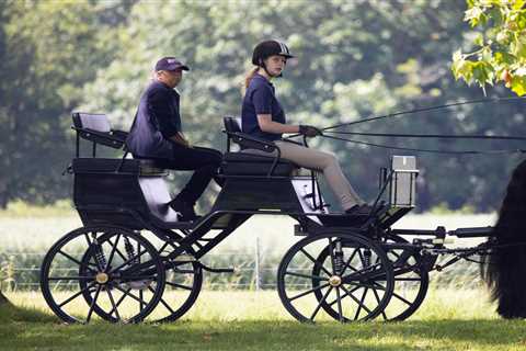 Lady Louise Wessex seen driving carriage given to her by Prince Philip in touching tribute to late..