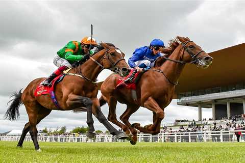 Hurricane Lane storms home to deny Frankie Dettori and Lone Eagle in thrilling Irish Derby at the..