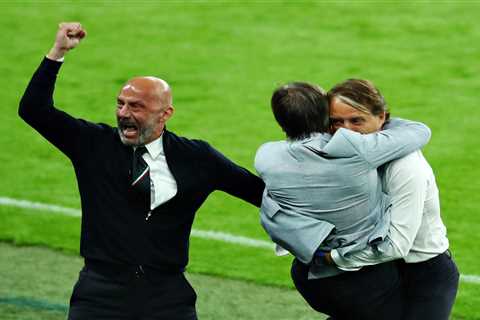 Euro 2020 fans love Gianluca Vialli’s wild celebrations in Italy’s win vs Austria after Chelsea..