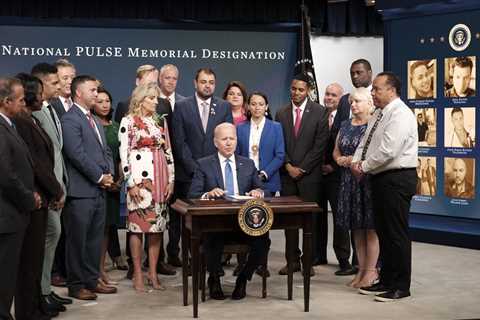 Biden signs bill creating National Pulse Memorial and commemorates Pride Month.