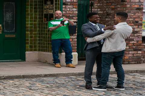 Coronation Street to air its first on-screen kiss since social distancing rules between James..