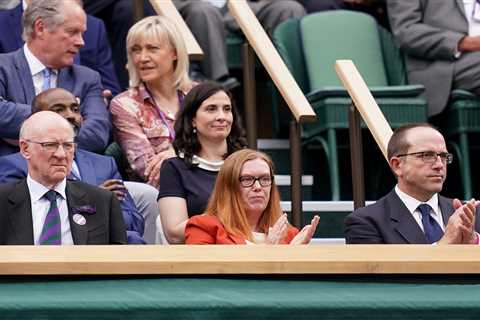 Watch touching moment entire Wimbledon crowd gives Oxford Covid vaccine creator Professor Sarah..