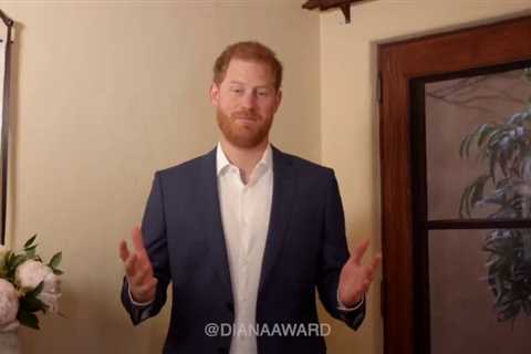 Prince Harry praises young people for living ‘authentically with purpose’ as he remembers Princess..