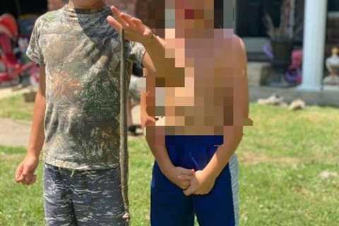 Teen Mom Mackenzie McKee slammed for sharing photo of her son Gannon, 9, posing with a dead snake